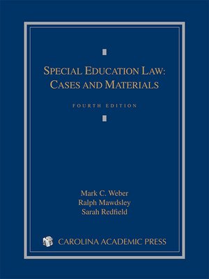 cover image of Special Education Law: Cases and Materials